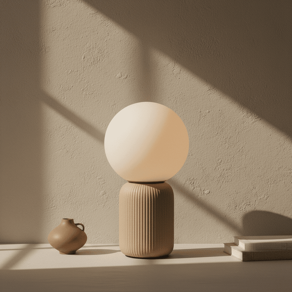 Lampe Globe — styled in an interior