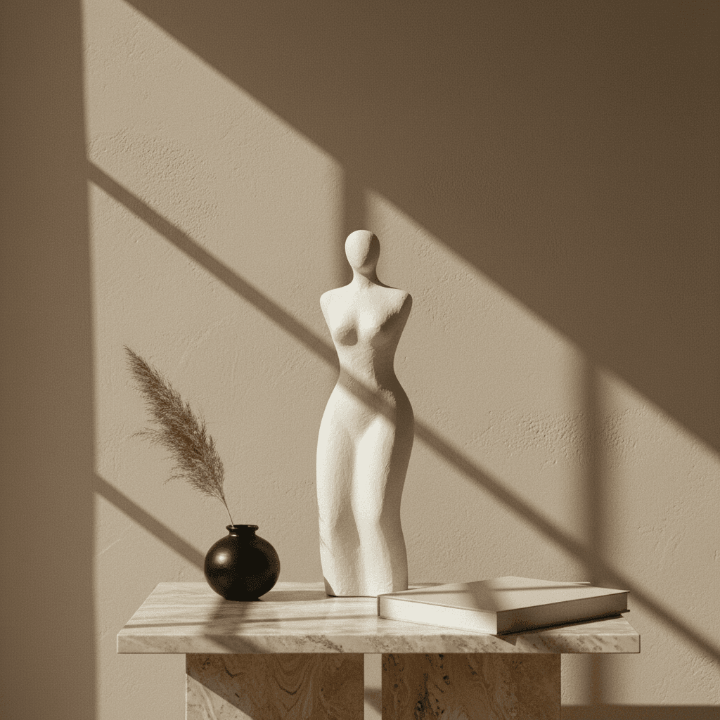 Sculpture Silhouette — styled in an interior